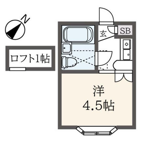 ベルピア瀬谷２ 204｜神奈川県横浜市瀬谷区相沢３丁目(賃貸アパート1R・2階・13.65㎡)の写真 その2