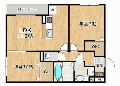 同じ建物の物件間取り写真 - ID:228048437172