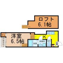 愛知県名古屋市中川区尾頭橋２丁目（賃貸アパート1K・2階・22.65㎡） その2