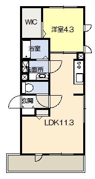 エル　パティオⅣ 301｜熊本県八代市横手新町(賃貸アパート1LDK・3階・37.97㎡)の写真 その2