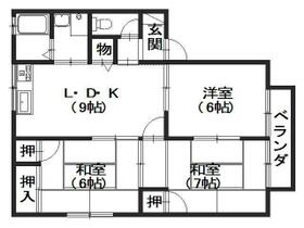 ファミールＮＩＳＨＩＫＡＷＡ 201 ｜ 広島県広島市安佐南区東原２丁目（賃貸アパート3LDK・2階・60.39㎡） その2