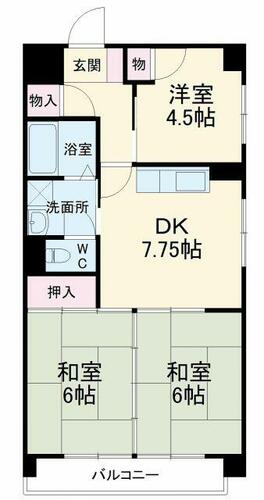 同じ建物の物件間取り写真 - ID:223032068742