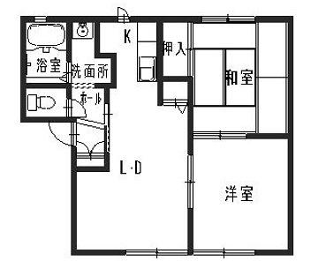 兵庫県加古川市米田町平津(賃貸アパート2LDK・1階・50.81㎡)の写真 その2