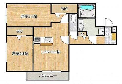 同じ建物の物件間取り写真 - ID:228048635212