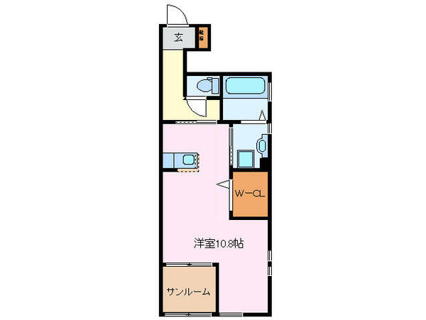 三重県伊勢市一之木４丁目(賃貸アパート1R・1階・32.56㎡)の写真 その2