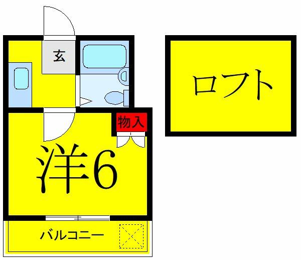 東京都板橋区成増１丁目(賃貸アパート1K・1階・13.66㎡)の写真 その2