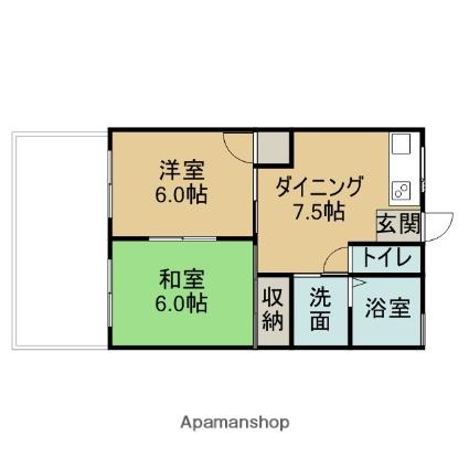 同じ建物の物件間取り写真 - ID:242001387787