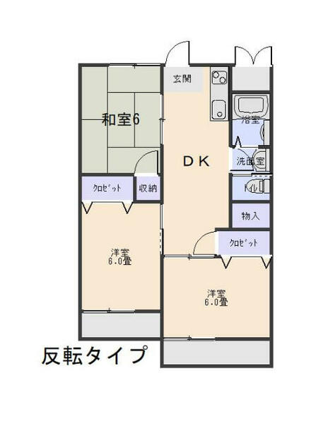 グランドール日名南｜愛知県岡崎市日名南町(賃貸マンション3DK・4階・66.05㎡)の写真 その2