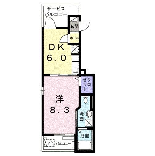 マーキュリア 202｜兵庫県尼崎市立花町４丁目(賃貸アパート1DK・2階・33.94㎡)の写真 その2