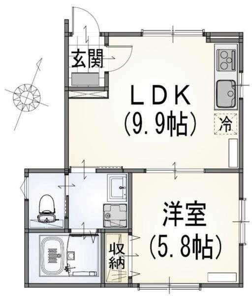 東京都板橋区志村３丁目(賃貸アパート1LDK・1階・36.58㎡)の写真 その2