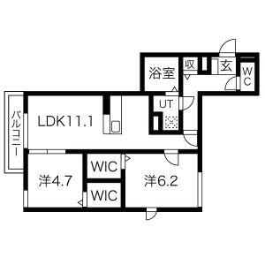 同じ建物の物件間取り写真 - ID:228049106411