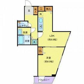 東京都北区赤羽西１丁目(賃貸マンション1LDK・5階・39.46㎡)の写真 その2