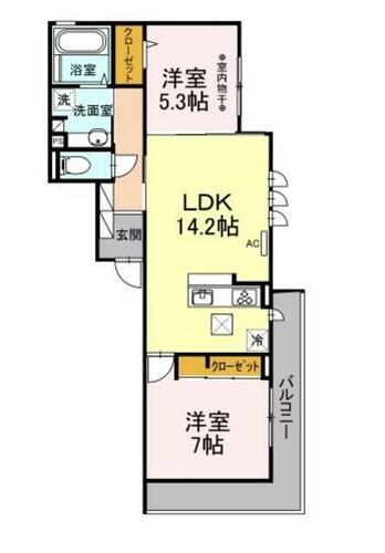 同じ建物の物件間取り写真 - ID:213103393859