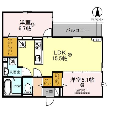 同じ建物の物件間取り写真 - ID:228047963587