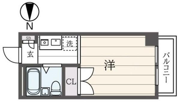 Ｍａｒｉｎｅ　Ｈｉｌｌｓ　Ｙｏｋｏｈａｍａ 210｜神奈川県横浜市西区浅間台(賃貸マンション1R・2階・16.00㎡)の写真 その2