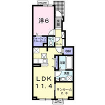 グレース・ソフィアⅡ 102 ｜ 石川県小松市北浅井町と（賃貸アパート1LDK・1階・50.24㎡） その2