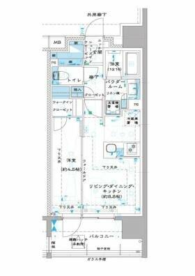 東京都板橋区中板橋(賃貸マンション1LDK・9階・35.37㎡)の写真 その2