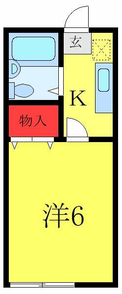 東京都板橋区赤塚４丁目(賃貸アパート1K・1階・17.39㎡)の写真 その2