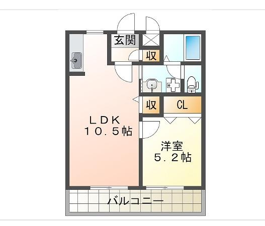 兵庫県神戸市垂水区高丸４丁目(賃貸マンション1LDK・3階・35.00㎡)の写真 その2