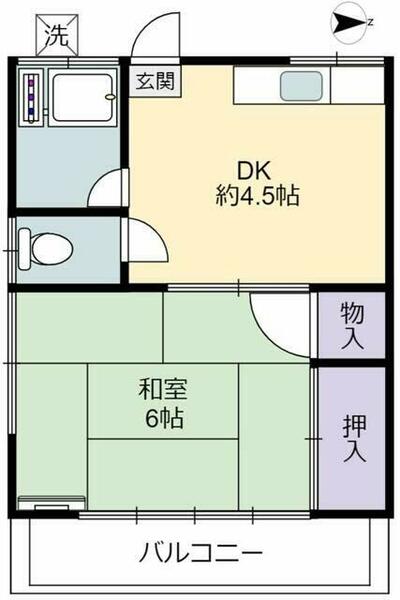 東京都北区赤羽西３丁目(賃貸アパート1DK・1階・24.75㎡)の写真 その2
