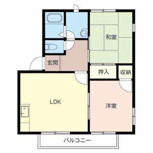 兵庫県神戸市垂水区南多聞台２丁目(賃貸アパート2LDK・2階・50.78㎡)の写真 その2