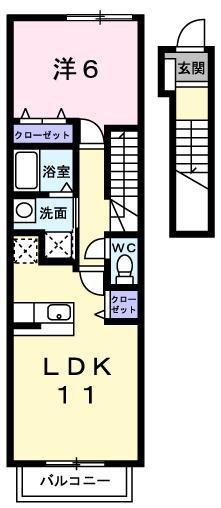 兵庫県神戸市垂水区乙木３丁目(賃貸アパート1LDK・2階・44.90㎡)の写真 その2