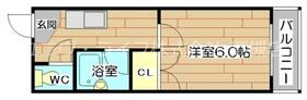 コーポサカイ  ｜ 大阪府高槻市奈佐原元町（賃貸マンション1K・2階・20.52㎡） その2