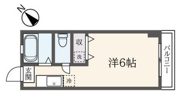 コーポ東川島Ａ棟 305｜神奈川県横浜市保土ケ谷区東川島町(賃貸マンション1R・3階・20.00㎡)の写真 その2