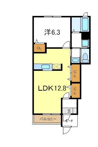 同じ建物の物件間取り写真 - ID:228048827542