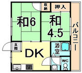 尼崎市南武庫之荘3丁目 2階建 築47年のイメージ