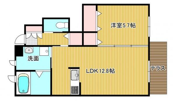 シャーメゾン甲南山手Ⅱ 102｜兵庫県神戸市東灘区森北町１丁目(賃貸アパート1LDK・1階・46.58㎡)の写真 その2