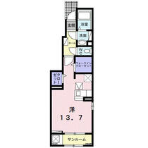 アラモード希多 101 ｜ 石川県小松市不動島町（賃貸アパート1R・1階・40.41㎡） その2