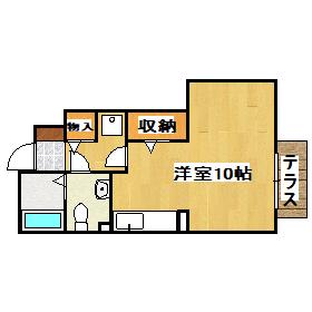 ローズコート福里 102｜兵庫県明石市二見町福里(賃貸アパート1R・1階・26.68㎡)の写真 その2