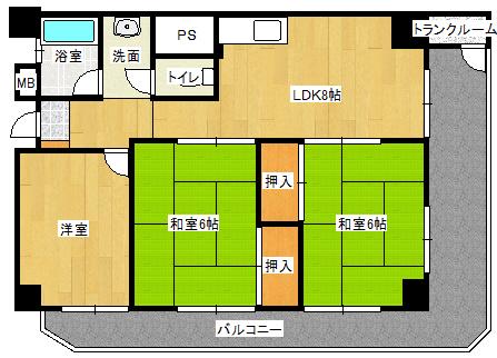 同じ建物の物件間取り写真 - ID:228048900100