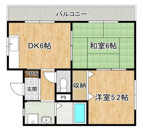 同じ建物の物件間取り写真 - ID:228048900446