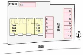 ドエル観音寺　Ｃ 301 ｜ 群馬県高崎市棟高町（賃貸アパート1LDK・3階・53.36㎡） その15