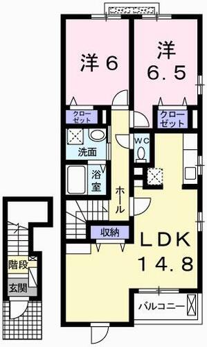 同じ建物の物件間取り写真 - ID:228048996474