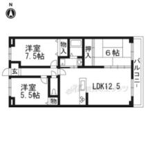 ベルセーヌ亀岡 203 ｜ 京都府亀岡市千代川町千原（賃貸マンション3LDK・2階・65.16㎡） その2