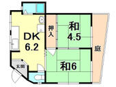 西宮市南越木岩町 2階建 築57年のイメージ