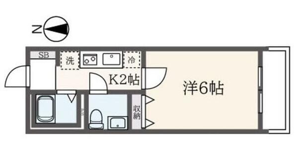 レミントンテラスＡ 102｜東京都国立市富士見台４丁目(賃貸アパート1K・1階・19.87㎡)の写真 その2