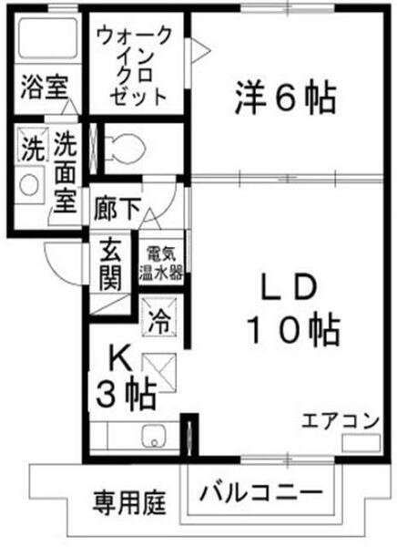 ラフィーネ林Ⅱ 102｜兵庫県神戸市垂水区下畑町(賃貸アパート1LDK・1階・45.54㎡)の写真 その2