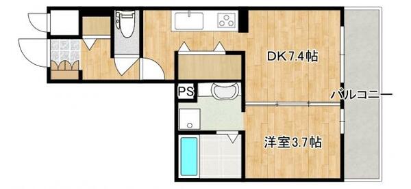 ボヌール本山中町 203｜兵庫県神戸市東灘区本山中町１丁目(賃貸アパート1DK・2階・30.30㎡)の写真 その2