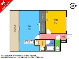 フェリシア東万代 503 ｜ 新潟県新潟市中央区東万代町（賃貸マンション1LDK・5階・40.79㎡） その2