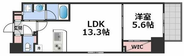 Ｄｉｍｕｓ北浜｜大阪府大阪市中央区高麗橋１丁目(賃貸マンション1LDK・6階・43.97㎡)の写真 その2