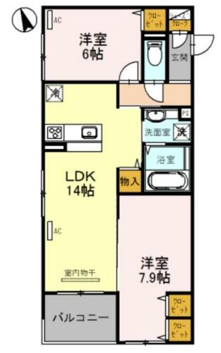 同じ建物の物件間取り写真 - ID:228049272578