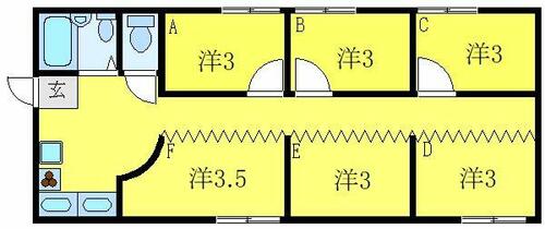 同じ建物の物件間取り写真 - ID:213100905223