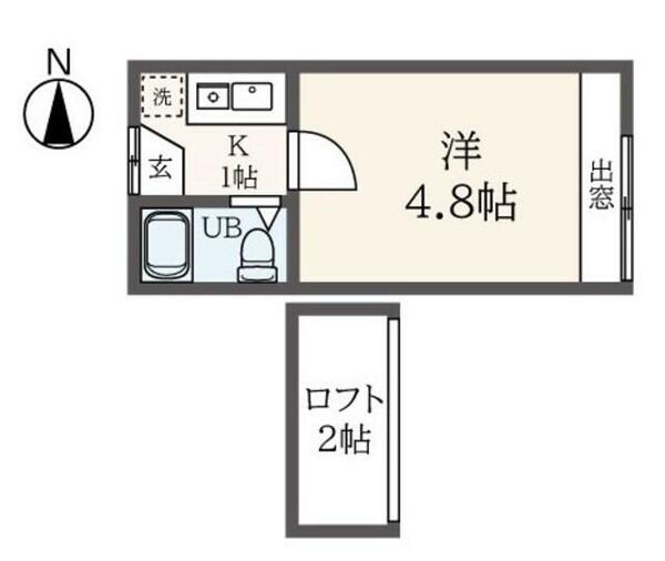 メゾン池田 202｜東京都狛江市岩戸北２丁目(賃貸アパート1K・2階・15.00㎡)の写真 その2