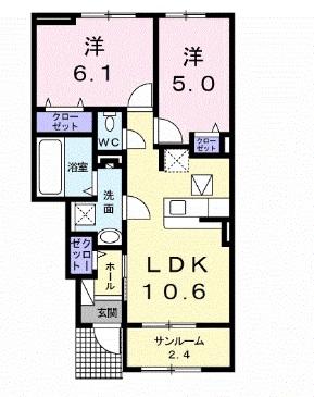 同じ建物の物件間取り写真 - ID:228049135122