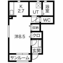 アッシュネクスト C ｜ 山形県米沢市通町３丁目（賃貸アパート1R・1階・34.05㎡） その1