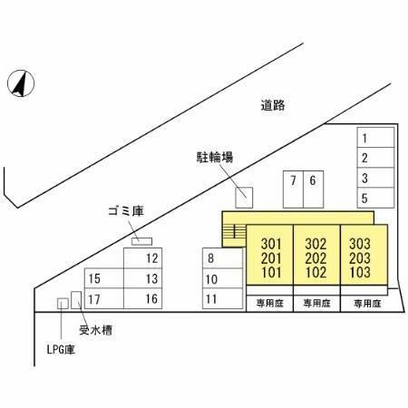 マリベール善通寺 303｜香川県善通寺市吉原町(賃貸マンション2LDK・3階・50.54㎡)の写真 その3